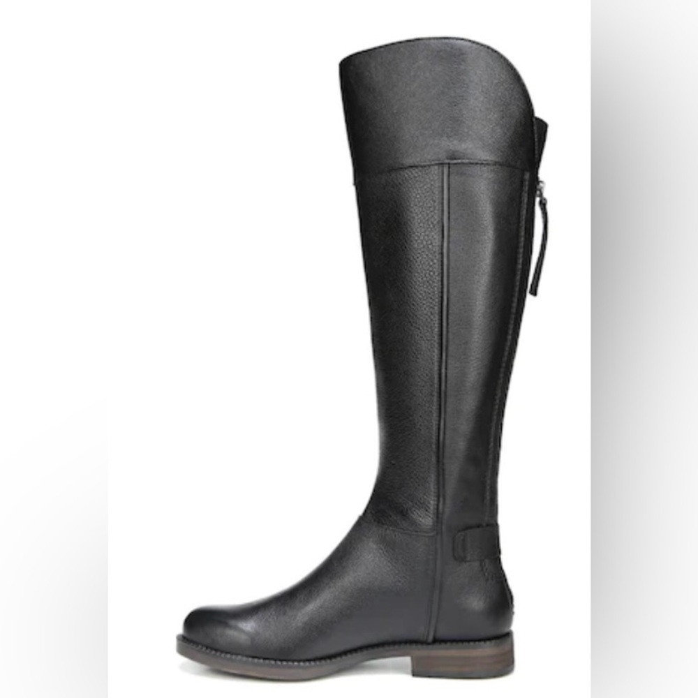 FRANCO SARTO Christine Black‎ Leather Equestrian Tall Riding Boot Shoe Sz 6.5M